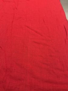 100% Cotton red Dupatta 2.5m