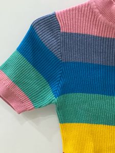 Women Multi Color Winter Top