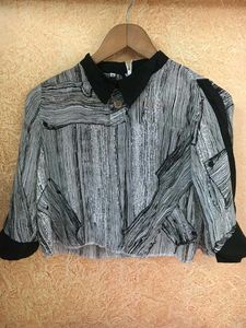 Striped Black &amp; White Top