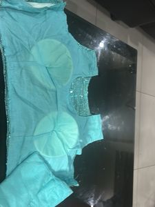 Not Used Readymade Sequin Blouse