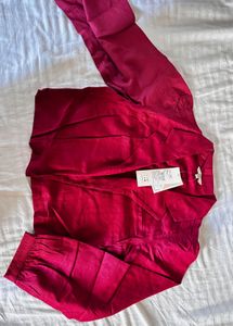 AND Maroon Casual Jacket