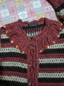 Striped Knit Cardigan