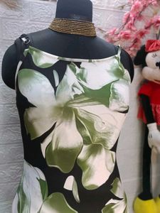 Unused Floral Print Bodycon Maxi