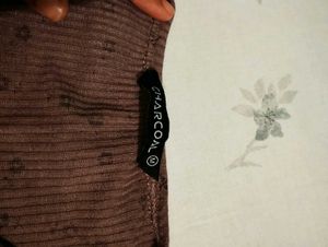 Mauve V-neckline Tshirt