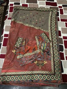 Embroidered saree