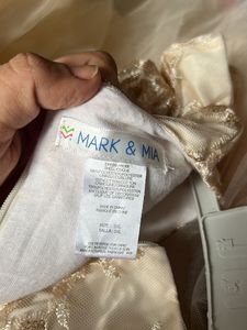 Cream Embroidered Gown