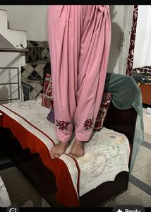 Pakistani Pink Floral Kurta Set