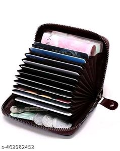 Slim Black Leather Wallet