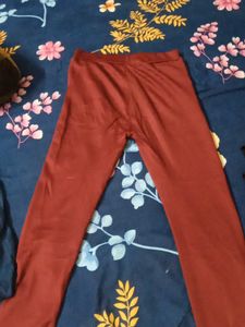 Burgundy Casual Pants