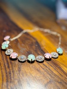 Pastel Gemstone Necklace