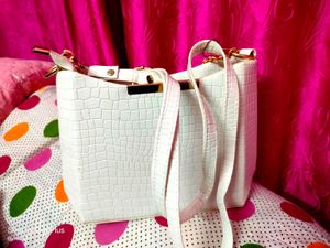 White Sling Bag