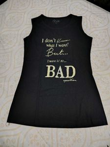 Black Active Wear Top