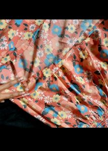 Mast And Harbour Dress V Neck Puff Sleeve