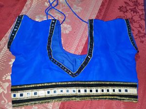 Blue Saree