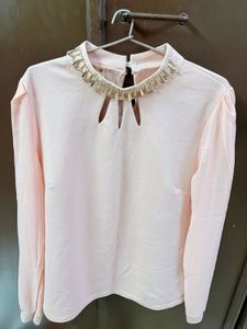 Peach Shirt Top