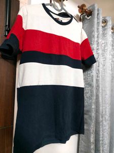 Striped Crew Neck Tee