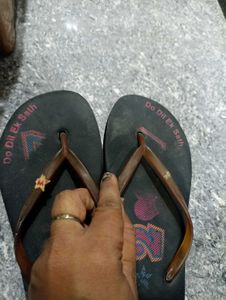 Stylish Black Flip Flops
