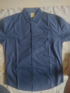 Mens Navy Blue Shirt