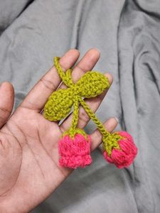 Crochet Flower Key Chain