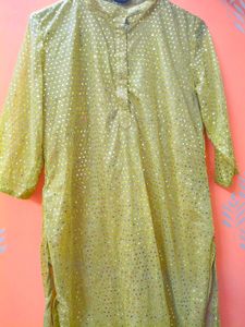 Elegant Gold Sequin Kurti
