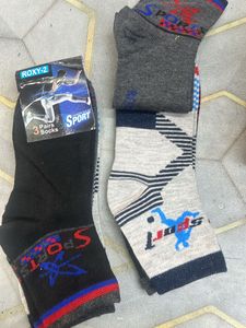 6 Pairs Socks Unisex Ankel Length Cotton