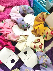 Floral Scrunchies