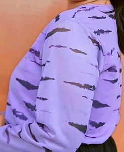 Stylish Purple Printed Top