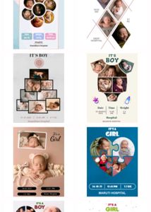 Custom Baby Announcement Designs