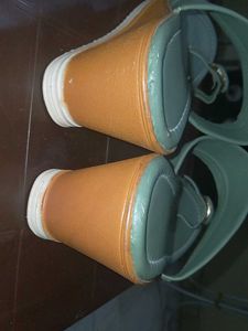 Short heel ladies footwear Totally new