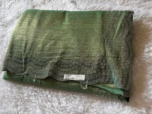 Elegant Green Saree😻