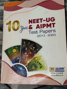 NEET-UG & AIPMT Test Papers Allen
