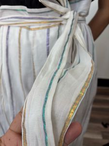 Cotton Wide Leg Pants