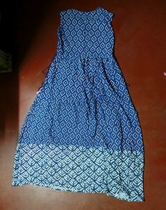 Blue Dress(Ankle Length)