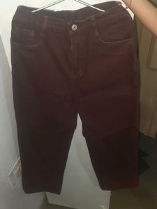 Brown Denim Jeans Waist 30