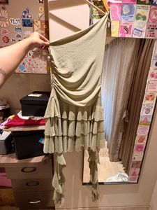 Littlebox Lime Ruffle Dress