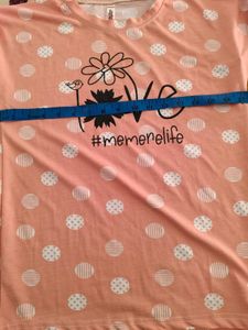 Cute Graphic Print Top