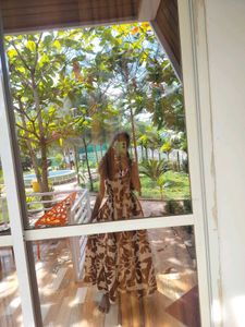 Floral Print Tie Strap Sundress