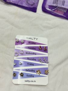 Salty Earrings Set - Weekday Variety!