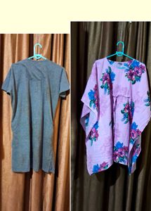 Combo Of 2,a Kaftan N  Tshirt