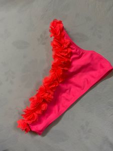 Hot Pink Floral Swimsuit Top