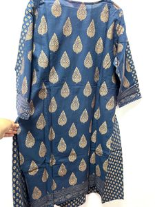 Blue Anarkali Type Aline Kurta💙🦋🔵🚎