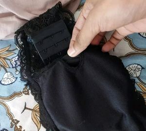 Padded Black Tube bra