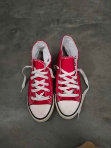 Red High Top Sneakers