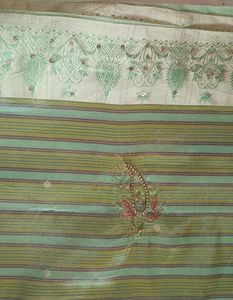 New Satin Silk Saree With Blouse Material ✨