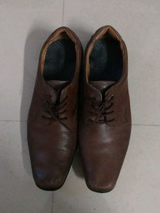Brown Leather Formal Shoes