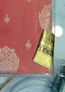 Coral Banarasi Soft Silk Saree