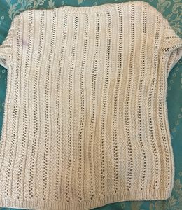 White Knitted Sweater
