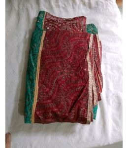 New Saari + Unstitched Blouse In Just 145₹