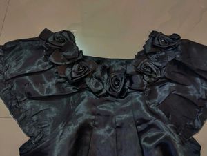 Gothic Satin Babydoll Grunge Dark Coquette Whimsy
