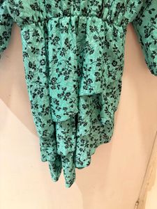 Vintage Floral Print Dress